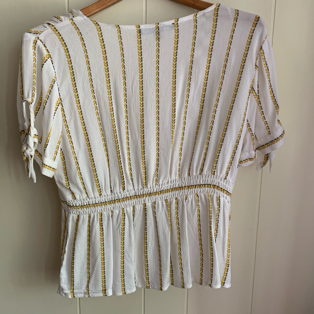 White Button Up Top - Picture 3 of 3